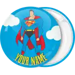 Superman Brave badge button