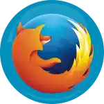 Κονκάρδα Firefox logo