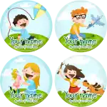 Κονκάρδες kids play σετ 4 τεμάχια