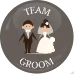 Κονκάρδα γάμου Team Groom