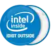 &Kappa;&omicron;&nu;&kappa;ά&rho;&delta;&alpha; Intel inside idiot outside
