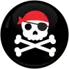 &Kappa;&omicron;&nu;&kappa;ά&rho;&delta;&alpha; Pirate Skull