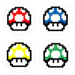 &Sigma;&epsilon;&tau; 4 &kappa;&omicron;&nu;&kappa;ά&rho;&delta;&epsilon;&sigmaf; super mario mushroom classic