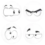 K&omicron;&nu;&kappa;ά&rho;&delta;&epsilon;&sigmaf; emoticons eyes out &lambda;&epsilon;&upsilon;&kappa;έ&sigmaf; &sigma;&epsilon;&tau; 4 &tau;&epsilon;&mu;ά&chi;&iota;&alpha; 