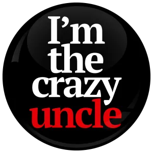&Kappa;&omicron;&nu;&kappa;ά&rho;&delta;&alpha; I am the crazy uncle