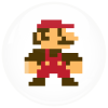 Κονκάρδα supermario classic λευκή