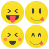Smiley κονκάρδες fool - σετ 4 τεμάχια