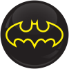 Κονκάρδα Batman logo μαύρο 