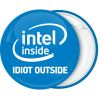 Κονκάρδα Intel inside idiot outside