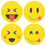 Smiley &kappa;&omicron;&nu;&kappa;ά&rho;&delta;&epsilon;&sigmaf; fool - &sigma;&epsilon;&tau; 4 &tau;&epsilon;&mu;ά&chi;&iota;&alpha;