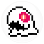 Κονκάρδα bubble bobble hurry up λευκή