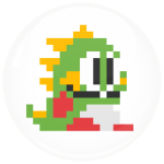 Κονκάρδα supermario bubble bobble λευκή