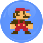 Κονκάρδα supermario classic μαύρη