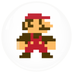 Κονκάρδα supermario classic λευκή