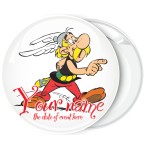 Κονκάρδα κλασσικό σχέδιο Asterix λευκή