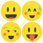 Smiley &kappa;&omicron;&nu;&kappa;ά&rho;&delta;&epsilon;&sigmaf; dizzy - &sigma;&epsilon;&tau; 4 &tau;&epsilon;&mu;ά&chi;&iota;&alpha;