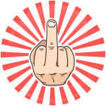 Κονκάρδα Fuck you Hand