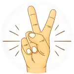 &Kappa;&omicron;&nu;&kappa;ά&rho;&delta;&alpha; Peace Fingers