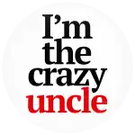 &Kappa;&omicron;&nu;&kappa;ά&rho;&delta;&alpha; I am the crazy uncle &lambda;&epsilon;&upsilon;&kappa;ή
