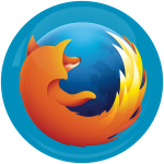 Κονκάρδα Firefox logo