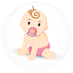 Κονκάρδα It is a girl - soother