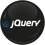 Κονκάρδα για προγραμματιστές jQuery μαύρη