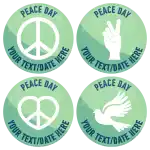 &Sigma;&epsilon;&tau; &kappa;&omicron;&nu;&kappa;ά&rho;&delta;&epsilon;&sigmaf; Peace Day 4 &tau;&epsilon;&mu;ά&chi;&iota;&alpha; 