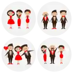 &Sigma;&epsilon;&tau; 4 &kappa;&omicron;&nu;&kappa;ά&rho;&delta;&epsilon;&sigmaf; &gamma;ά&mu;&omicron;&upsilon; &kappa;&alpha;&lambda;&epsilon;&sigma;&mu;έ&nu;&omega;&nu;