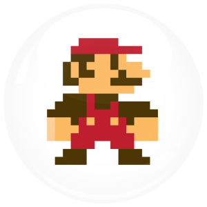 Κονκάρδα supermario classic λευκή
