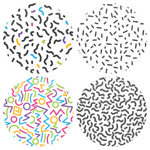 Χρωματιστές Κονκάρδες patterns my first lines - Σετ 4 τεμάχια