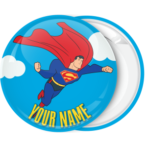 Kονκάρδα βάπτισης Superman flying down