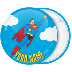 Kονκάρδα βάπτισης Superman flying up