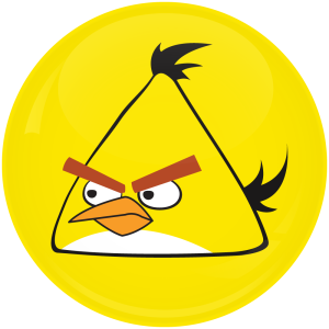 Κονκάρδα yellow angry bird