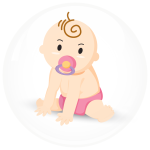 Κονκάρδα It is a girl - soother
