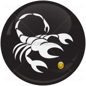 Κονκάρδα Ζώδια Σκορπιός black collection