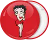  Vintage Betty Boop classic badge button