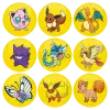 Pokemon Jigglypuff and friends Collection 9 pieces badge buttons
