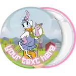 Cabaret style 1 daisy duck  badge button