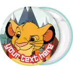 Lion King Simba  badge button
