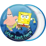 Κονκάρδα Angry Bob and Patrick μπλέ