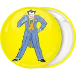 Joker Batman badge button