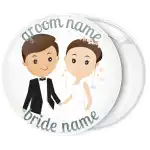 Κονκάρδα γάμου harmony couple white
