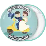 Κονκάρδα γάμου Vespa couple