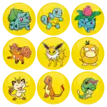 &Kappa;&omicron;&nu;&kappa;ά&rho;&delta;&epsilon;&sigmaf; &sigma;&epsilon;&tau; 9 &tau;&epsilon;&mu;&alpha;&chi;ί&omega;&nu; Pokemon Bulbasaur and friends Collection