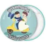 &Kappa;&omicron;&nu;&kappa;ά&rho;&delta;&alpha; &gamma;ά&mu;&omicron;&upsilon; Vespa couple