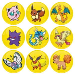 &Kappa;&omicron;&nu;&kappa;ά&rho;&delta;&epsilon;&sigmaf; &sigma;&epsilon;&tau; 9 &tau;&epsilon;&mu;&alpha;&chi;ί&omega;&nu; Pokemon Jigglypuff and friends Collection