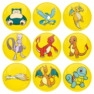 &Kappa;&omicron;&nu;&kappa;ά&rho;&delta;&epsilon;&sigmaf; &sigma;&epsilon;&tau; 9 &tau;&epsilon;&mu;&alpha;&chi;ί&omega;&nu; Pokemon Snorlax and friends Collection