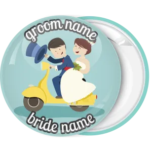 &Kappa;&omicron;&nu;&kappa;ά&rho;&delta;&alpha; &gamma;ά&mu;&omicron;&upsilon; Vespa couple