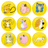 Κονκάρδες σετ 9 τεμαχίων Pokemon Raichu and friends Collection