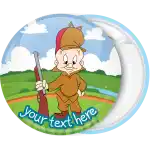 &Kappa;&omicron;&nu;&kappa;ά&rho;&delta;&alpha; Porky Pig hunter Elmer Fudd